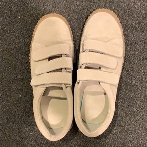 Suede Velcro shoes
